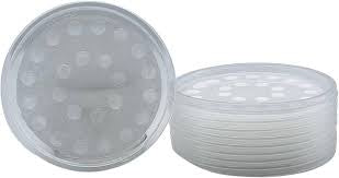 Poly-fabric 4.5 inch Deli Cup Lid.