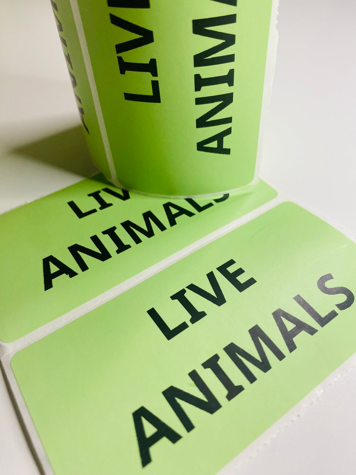 Live Animals Shipping Labels