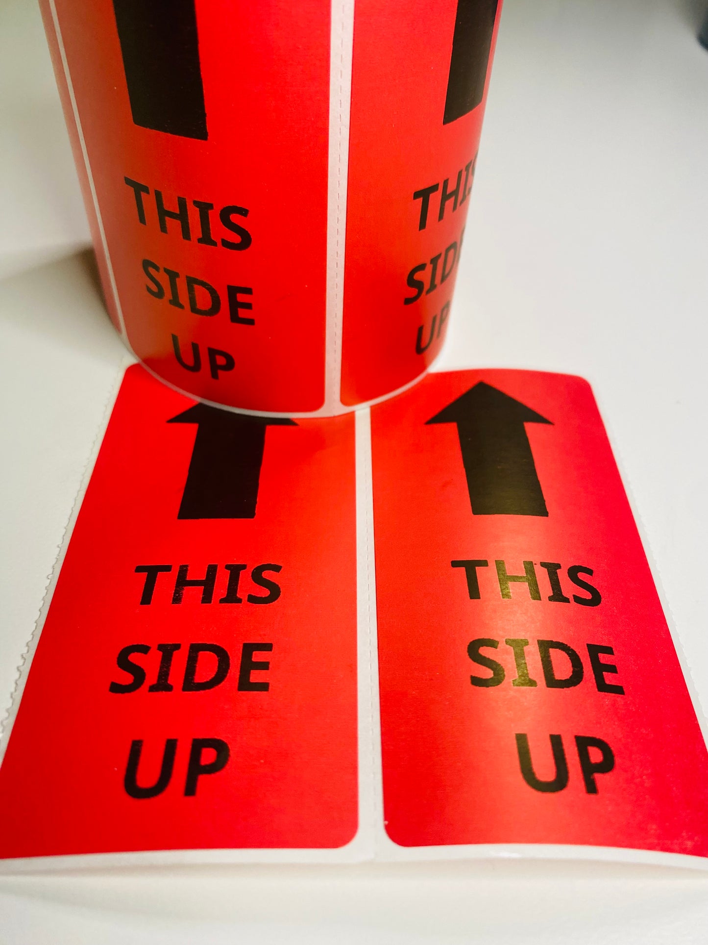 This side up Shipping Labels