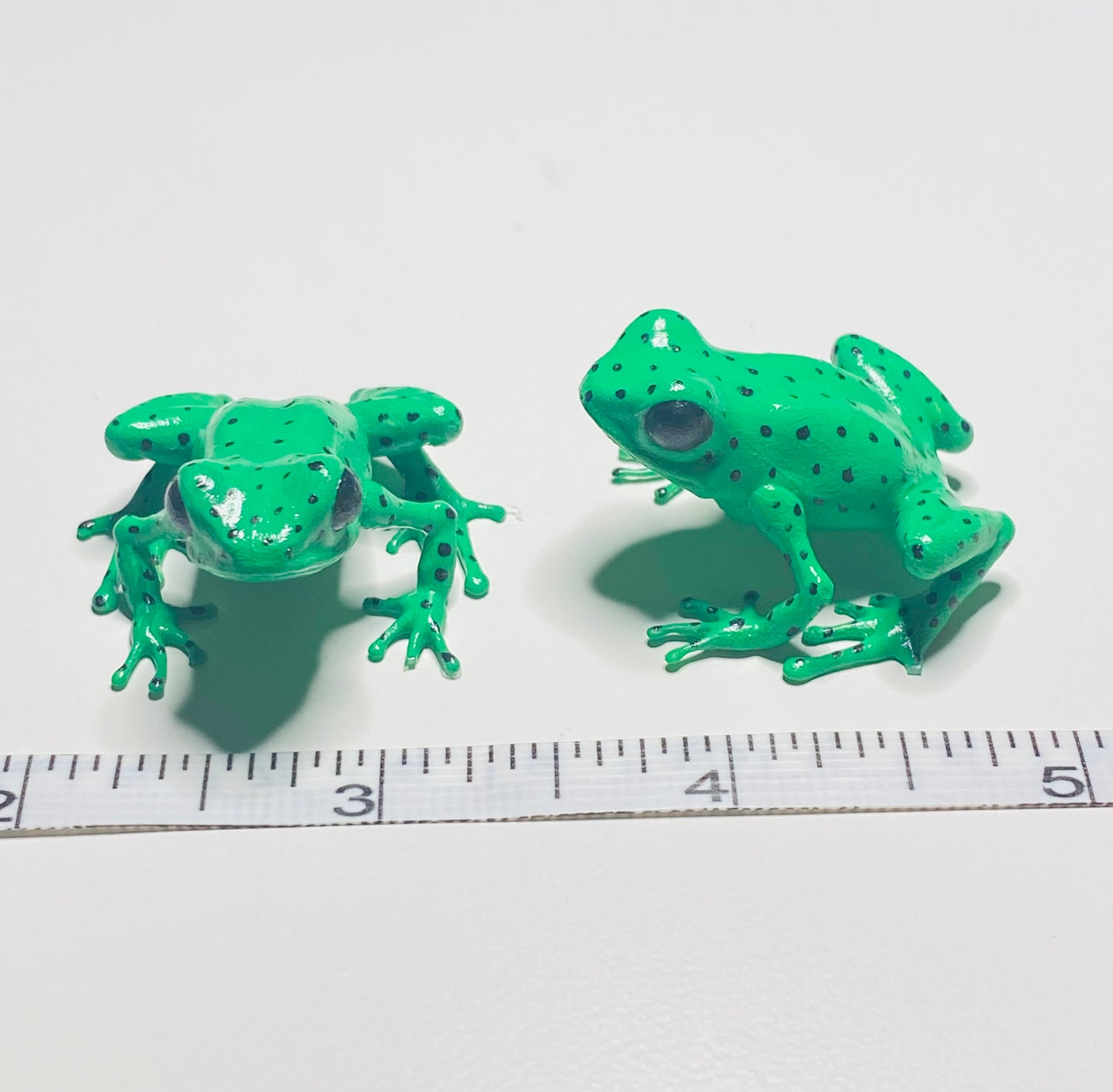 3D Printed Frog Medium Oophaga pumilio green