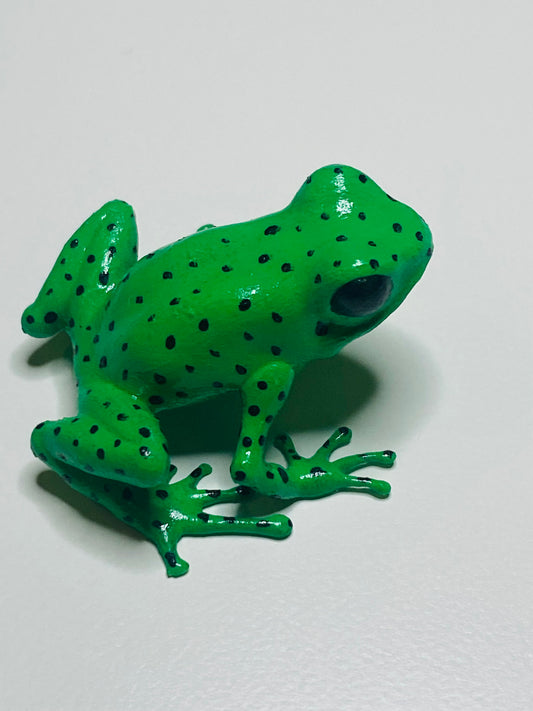 3D Printed Frog Medium Oophaga pumilio green