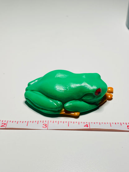 3D Printed Frog Large Agalychnis callidryas (red-eyed tree frog) sleeping