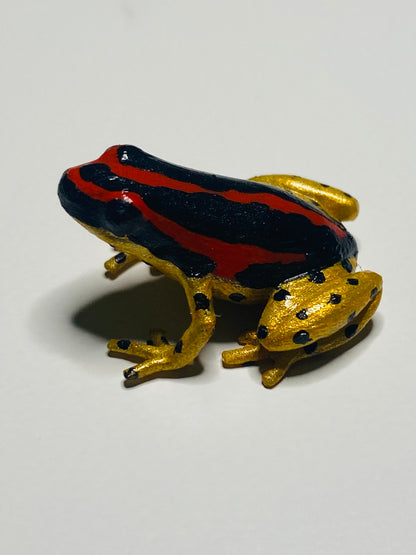3D Printed Frog Small Ranitomeya uakarii "Gold Leg"