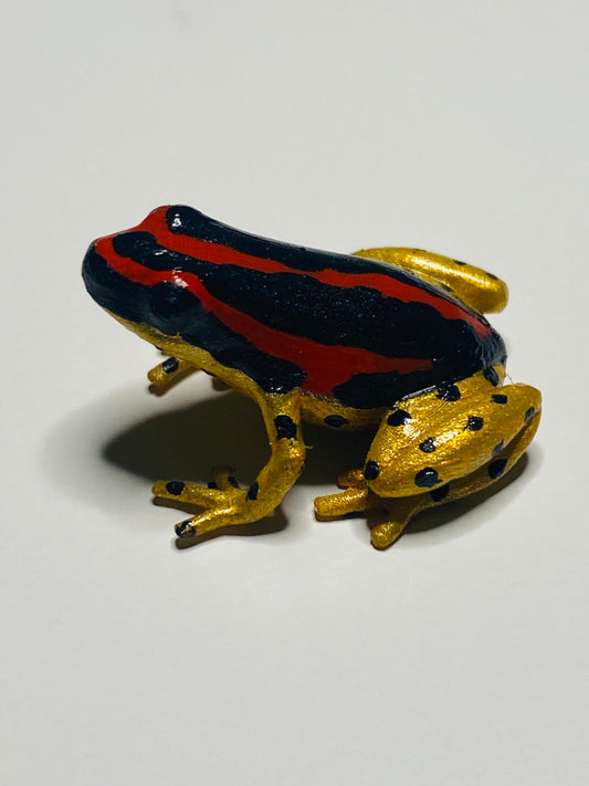 3D Printed Frog Small Ranitomeya uakarii "Gold Leg"