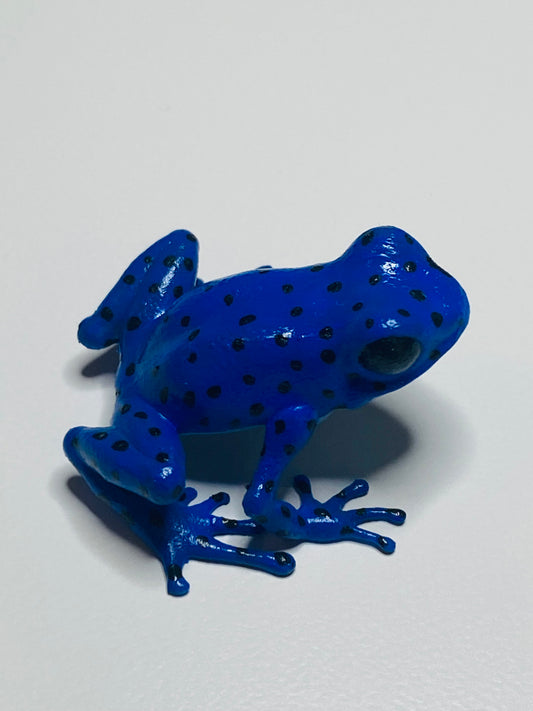 3D Printed Frog Medium Oophaga pumilio-  Blue