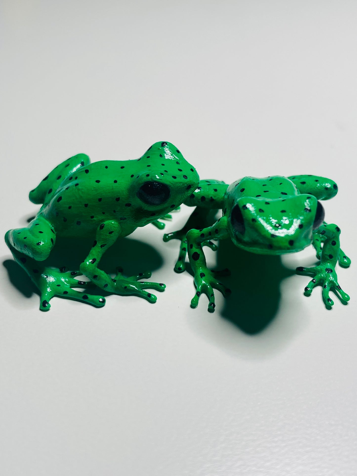 3D Printed Frog Medium Oophaga pumilio green