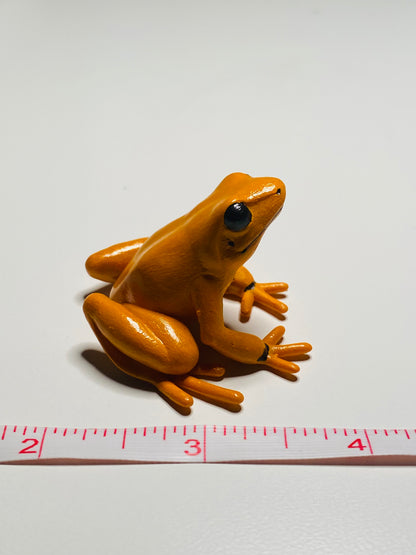 3D Printed Frog Large Phyllobates terribilis yellow