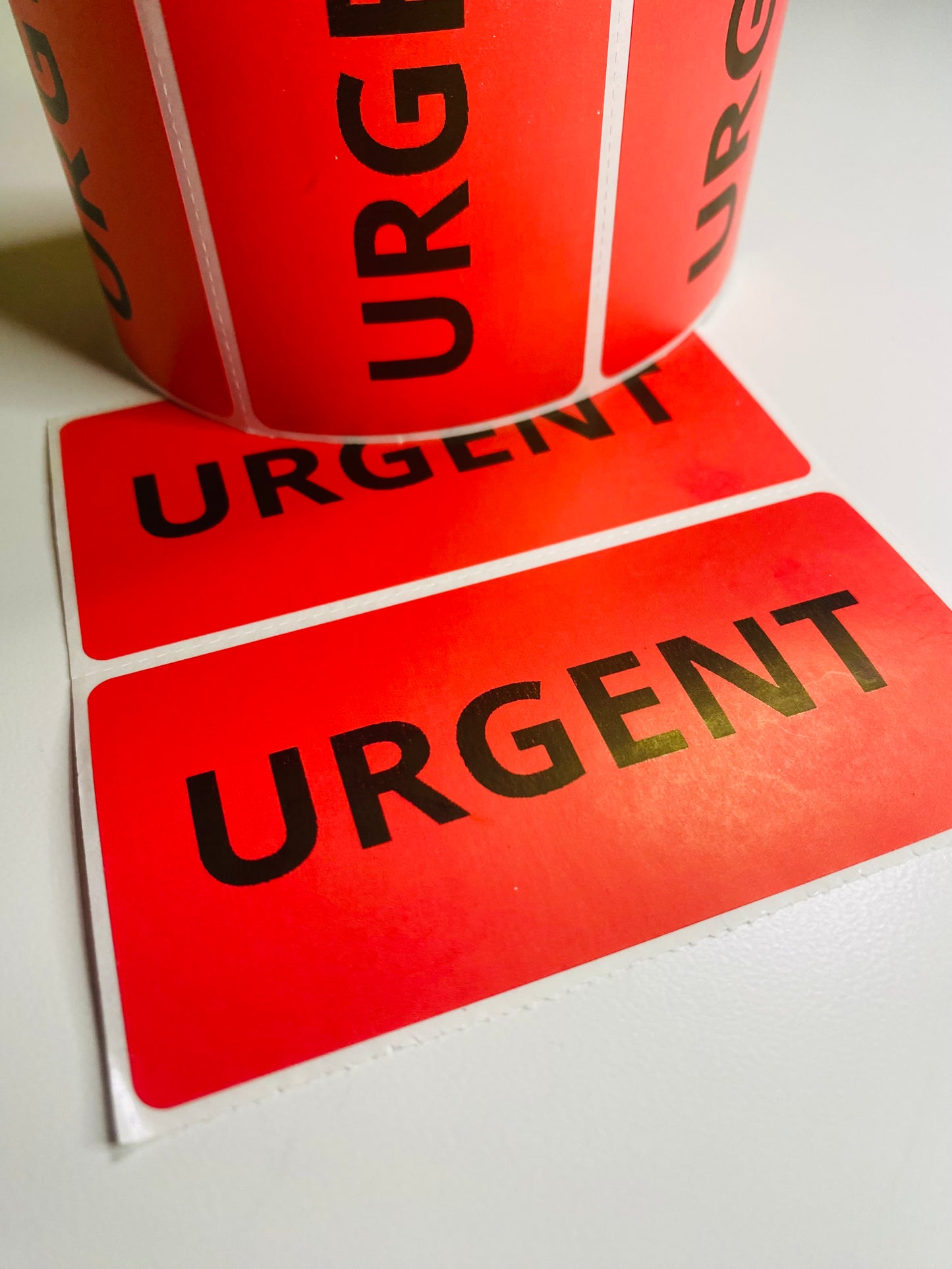 Urgent Shipping Labels