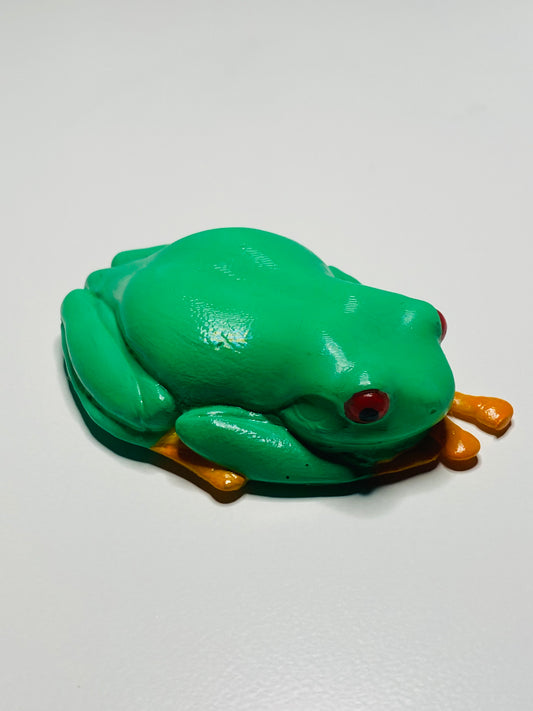 3D Printed Frog Large Agalychnis callidryas (red-eyed tree frog) sleeping