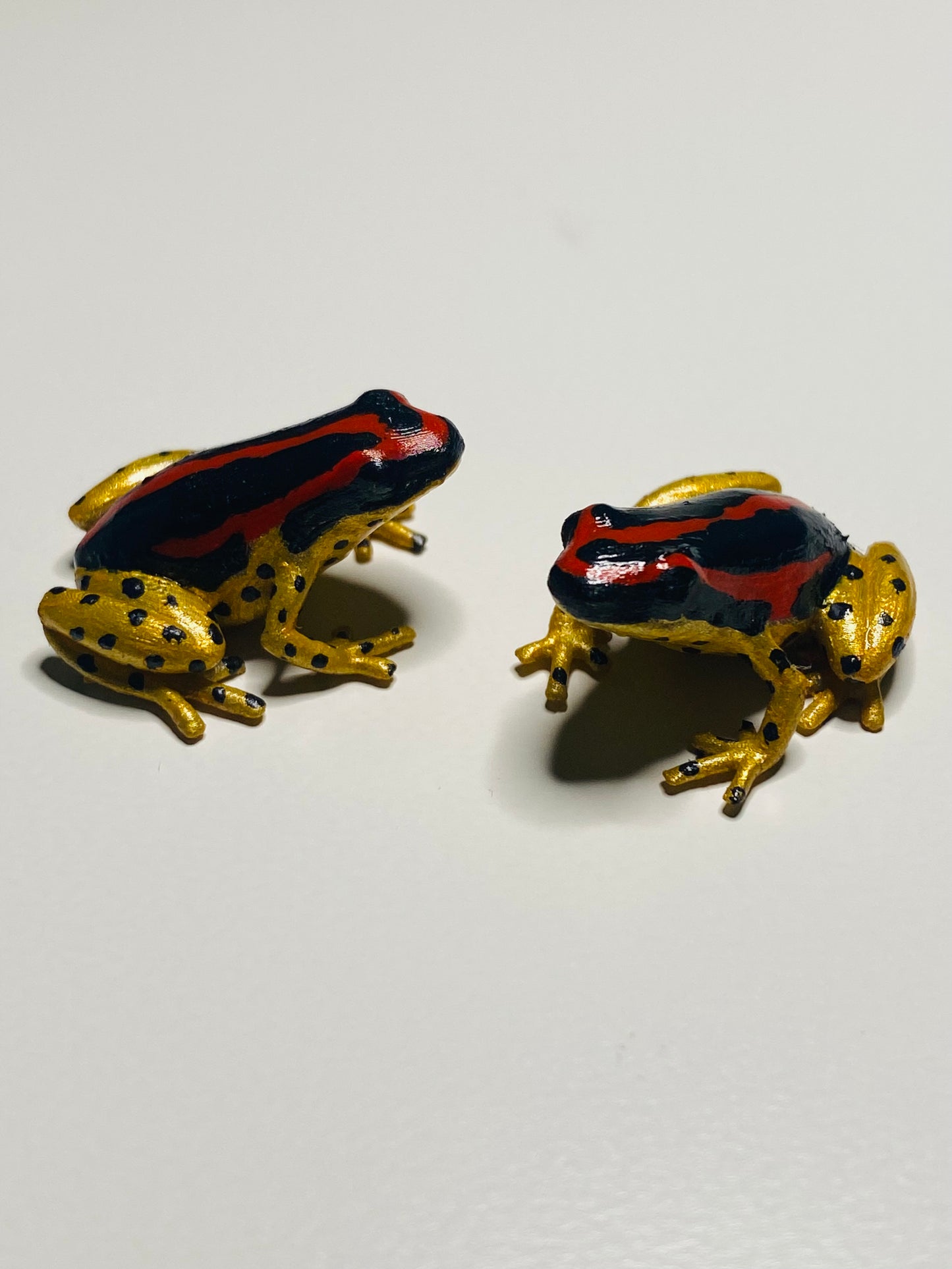 3D Printed Frog Small Ranitomeya uakarii "Gold Leg"