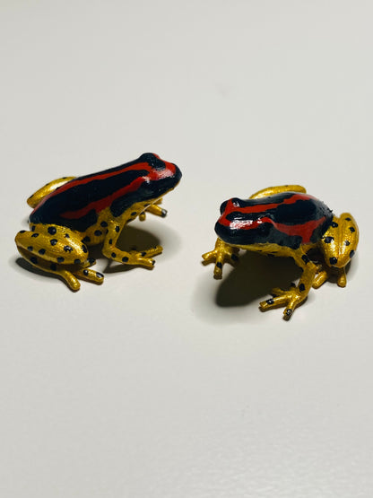 3D Printed Frog Small Ranitomeya uakarii "Gold Leg"