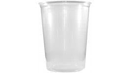 32oz Fruit Fly/ Deli Cups (no lid) NON-VENTED Slightly Opaque 4.5"